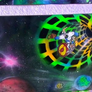 Earthworm Jim space portal artwork